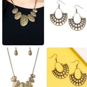 Brass necklace Set